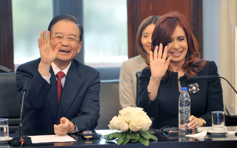 Wen Jibao y Cristina