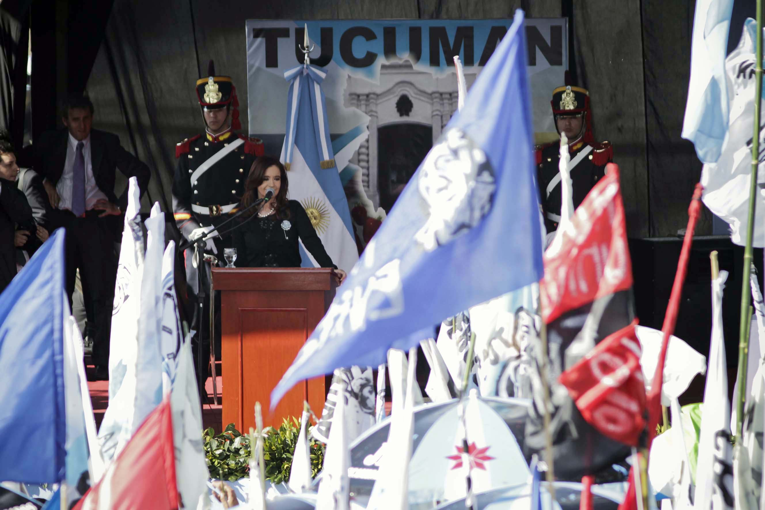 Cristina fernández de Kirchner en Tucumán