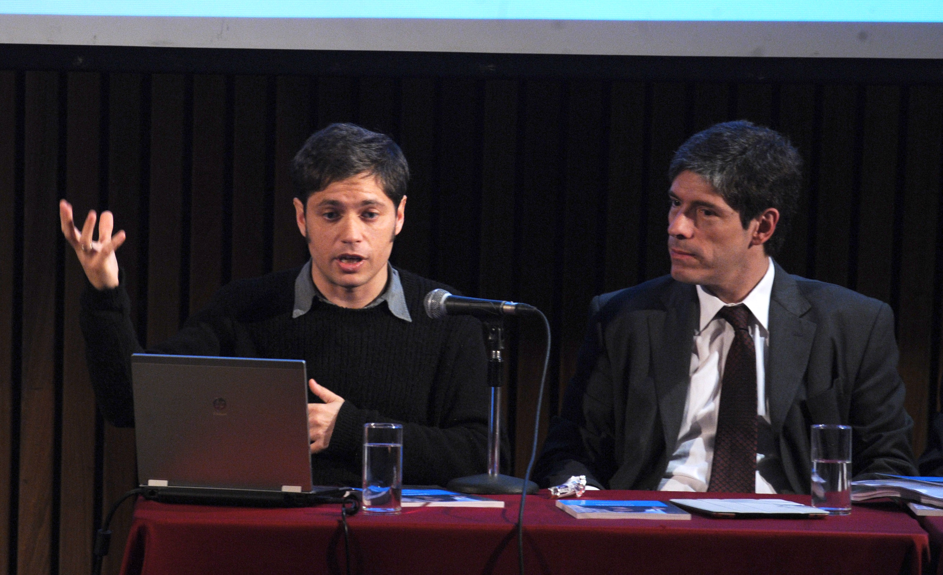 Abal Medina y Axel Kicillof