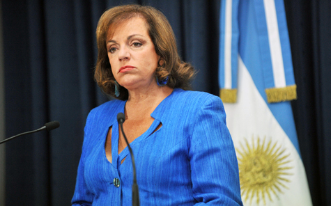 Ministra de Seguridad, Nilda Garré