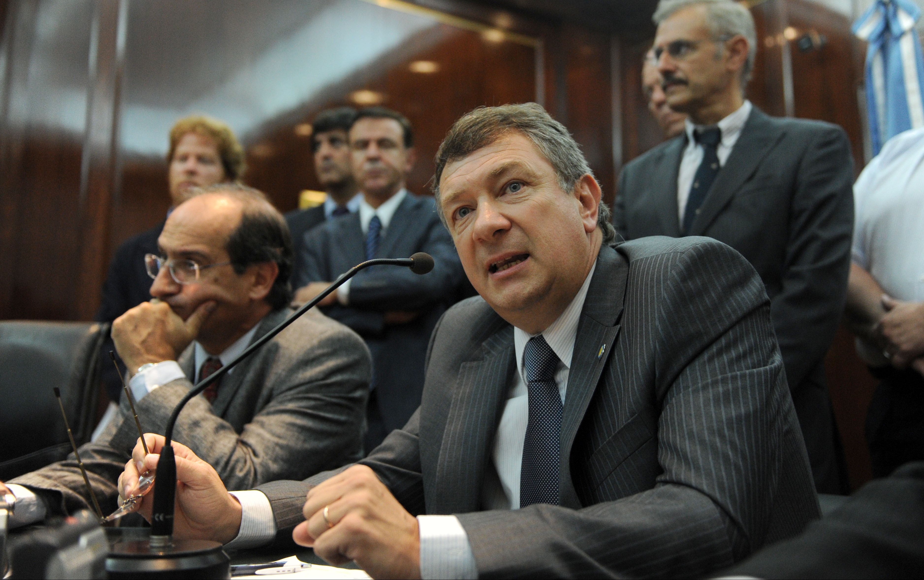 El ministro de Agricultura, Norberto yahuar.